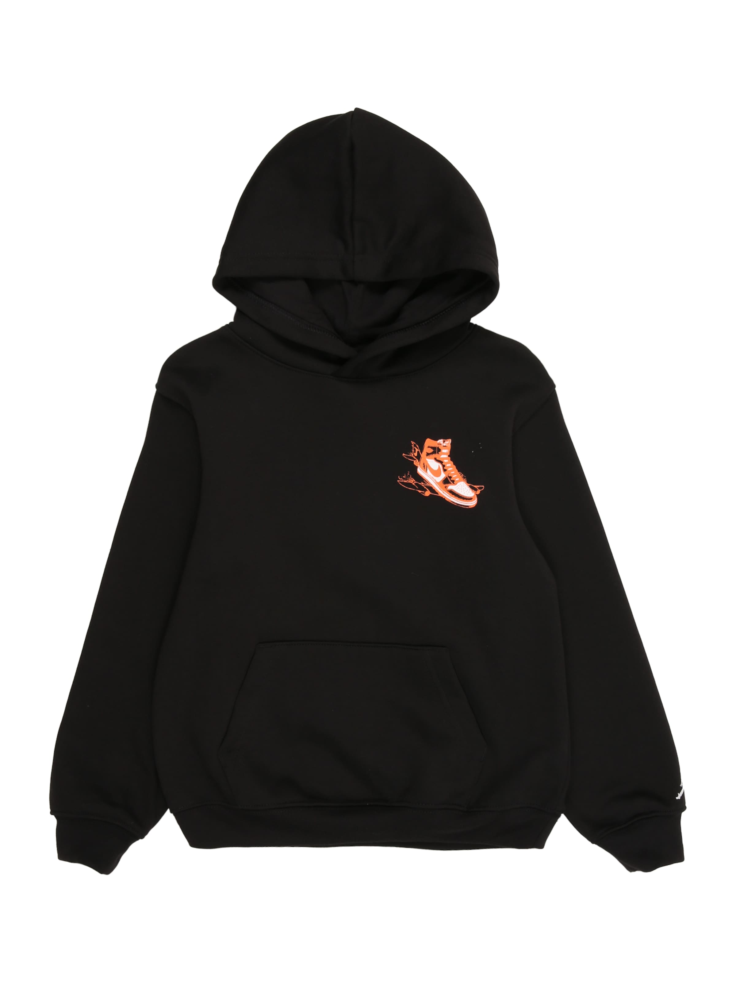 Jordan Μπλούζα φούτερ 'AIR HAS LANDED' σε μαύρο: μπροστά