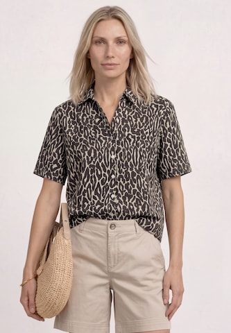 STREET ONE Blouse in Brown: front