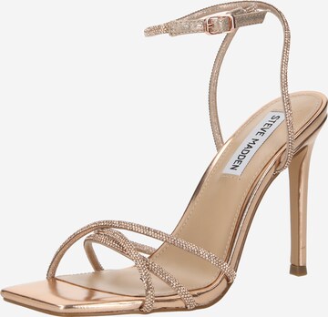 Sandalo con cinturino di STEVE MADDEN in oro: frontale