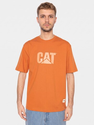 CAT Shirt‌‌‌‌‌‌‌‌ in Orange: Vorderseite
