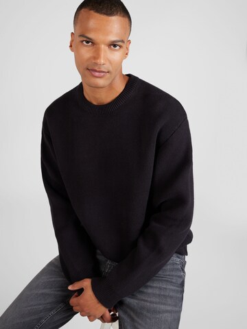 WEEKDAY Sweter 'Fabian' w kolorze czarny
