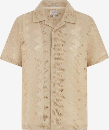 GUESS Hemd in Beige: Vorderseite