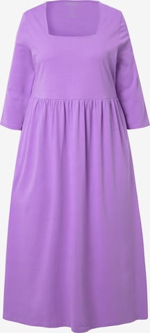 Robe Ulla Popken en violet : devant