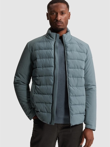 CAST IRON Between-Season Jacket 'Heatman jacket' in Blue: front
