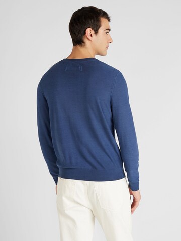 REPLAY Sweter 'Mesh' w kolorze niebieski