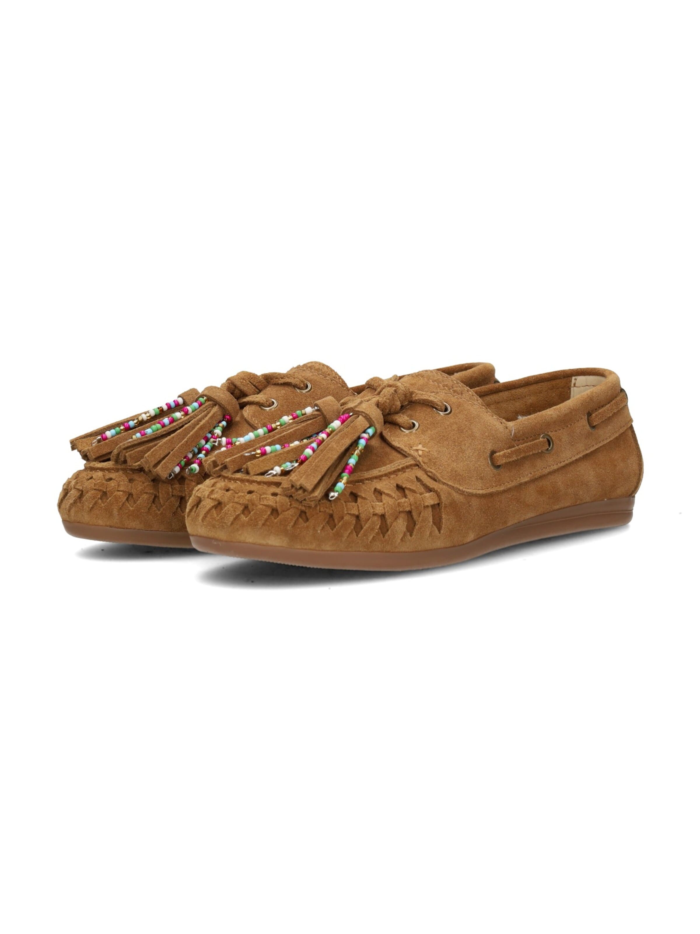 Poelman Instappers 'POSH by Poelman Iris Damen Slipper' in Bruin
