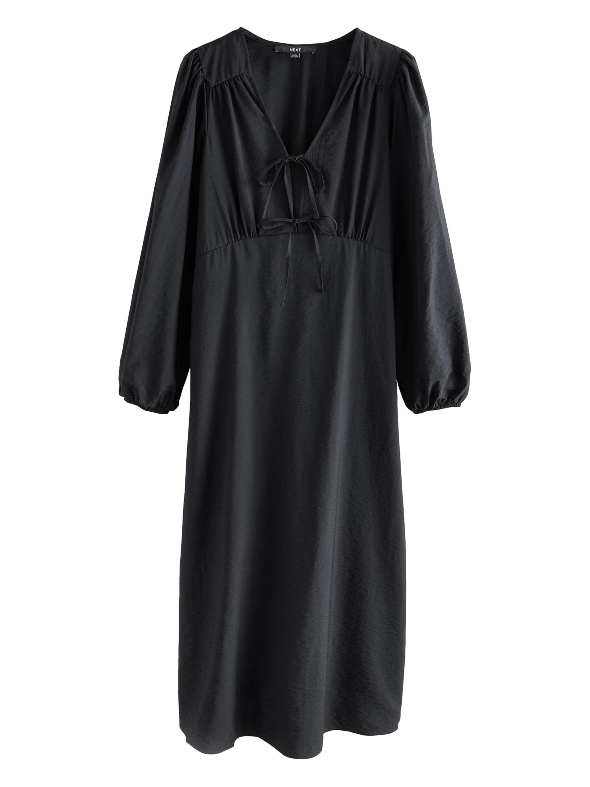 Next Obleka | črna barva: sprednja stran