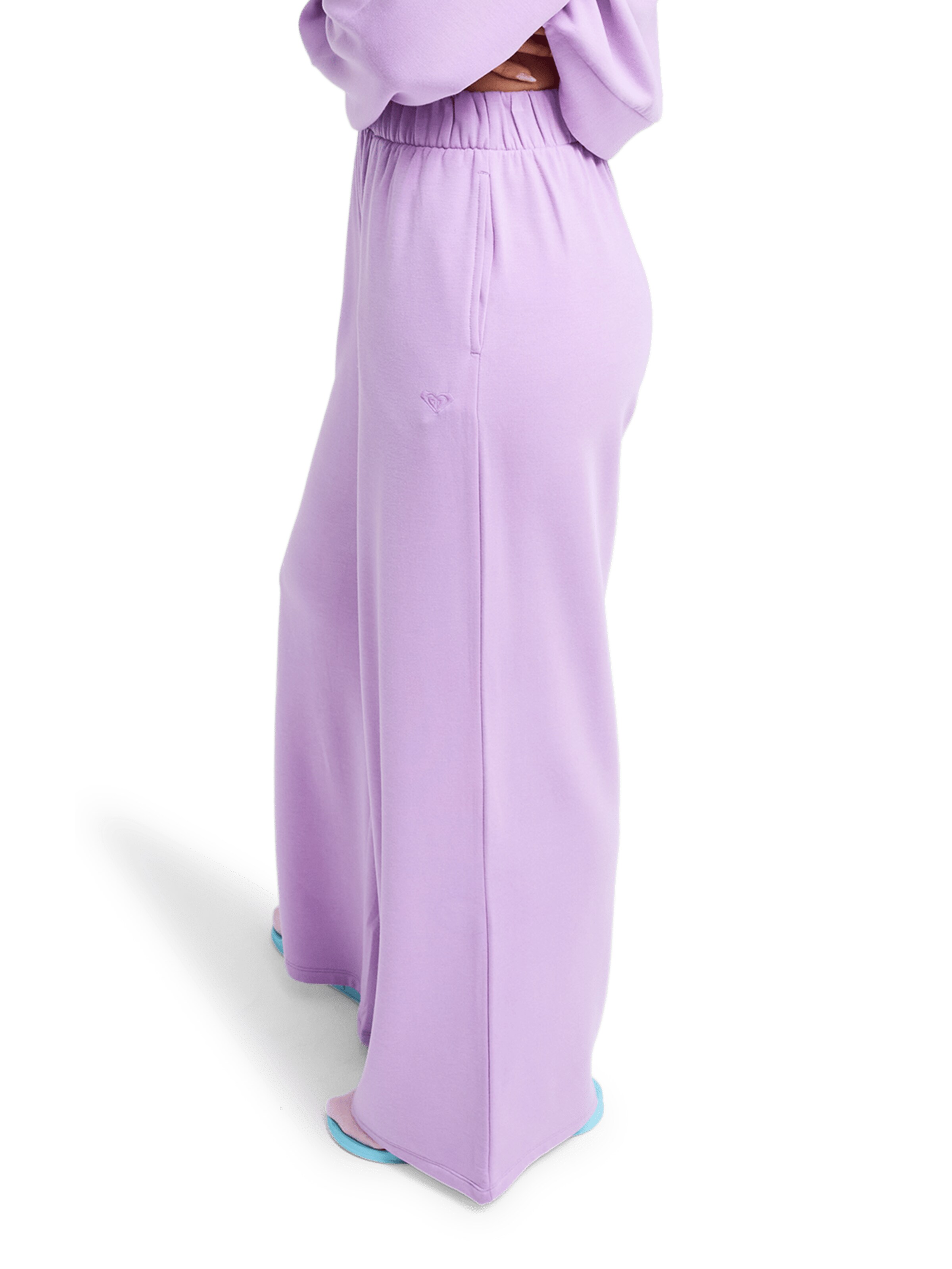 ROXY Wide leg Pants 'Surfing By Sunlight' in Purple