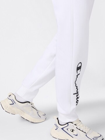 Champion Authentic Athletic ApparelTapered Hlače - bijela boja