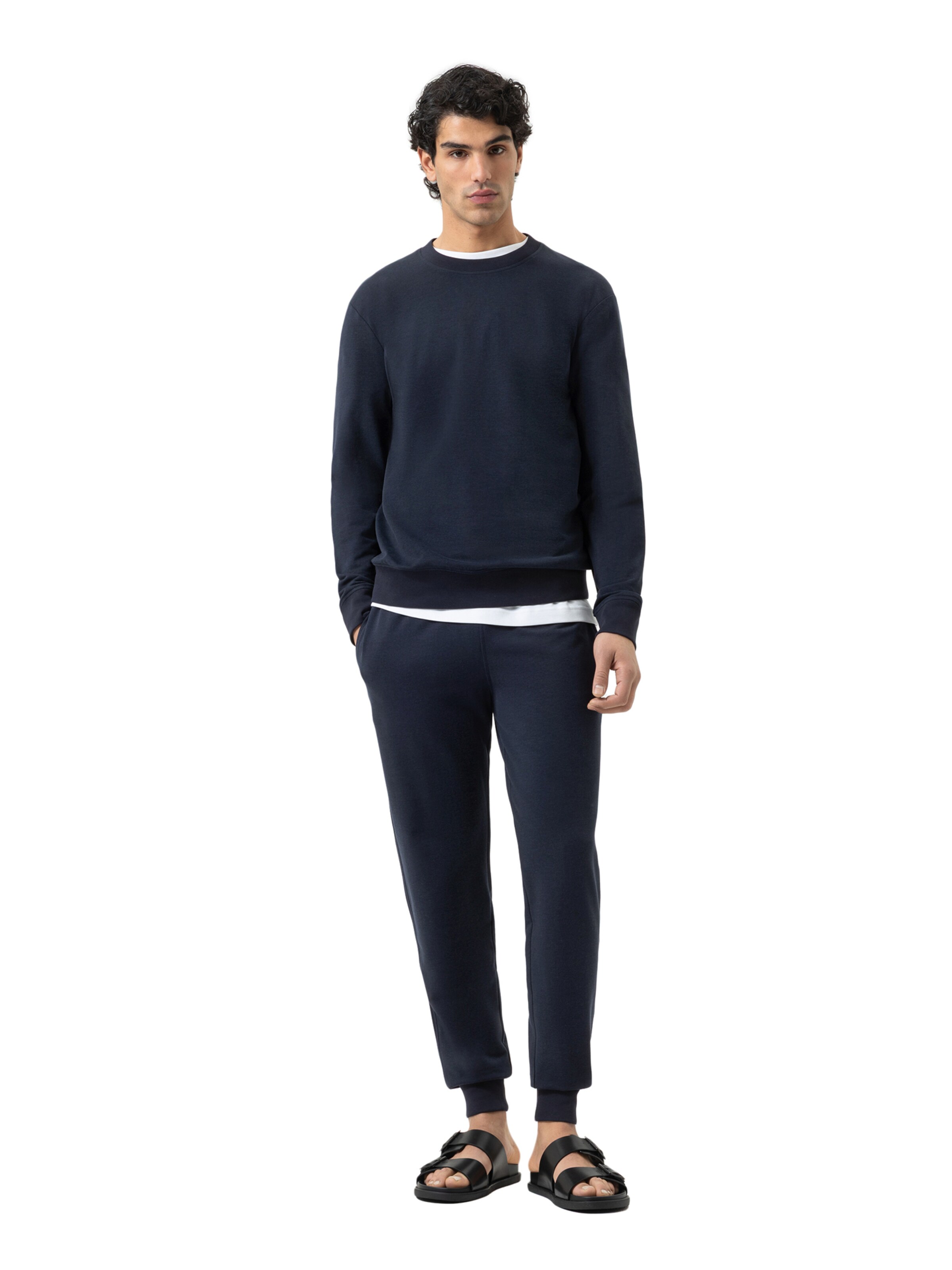 Mey Pyjamahose 'Enjoy Comfort' in Blau