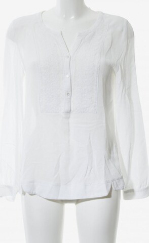 Part Two Transparenz-Bluse in S in White: front