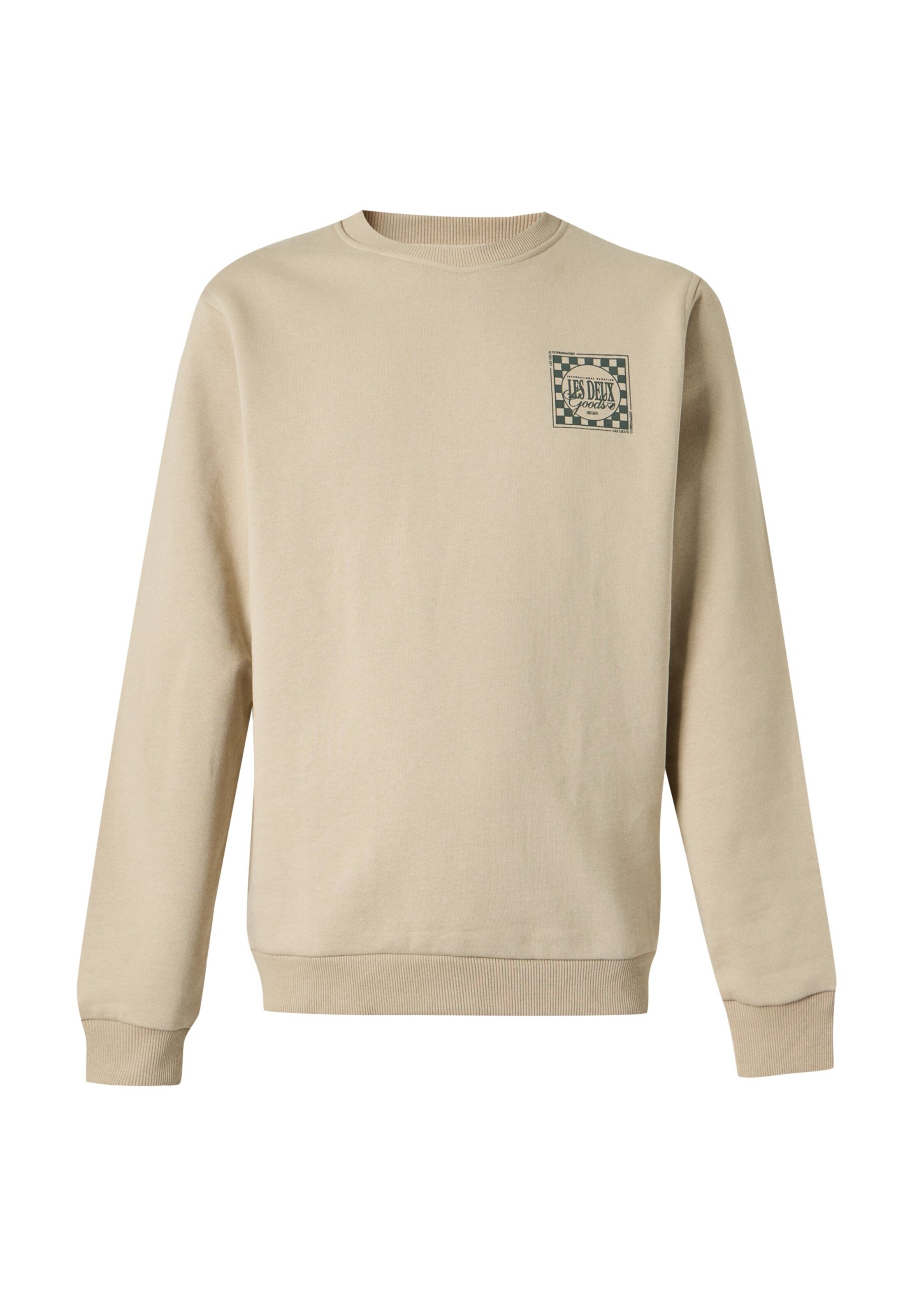 Les Deux Sweatshirt 'Goods' in Beige: front