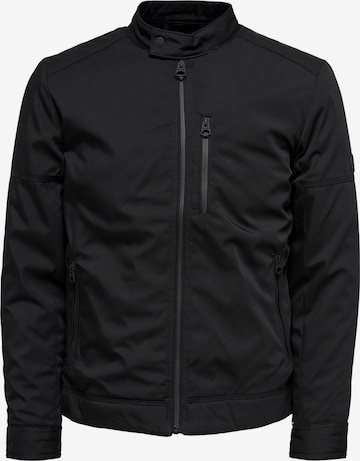 Veste mi-saison 'Pascal' Only & Sons en noir : devant