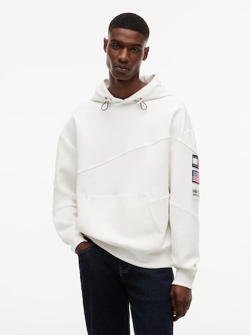 balts TOMMY HILFIGER Sportisks džemperis