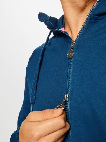 BIDI BADU Athletic Zip-Up Hoodie in Blue