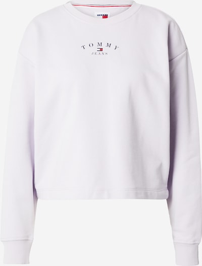 Tommy Jeans Sweatshirt 'Essential' i marinblå / pastelllila / röd / vit, Produktvy