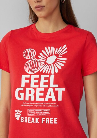 T-shirt QS en rouge