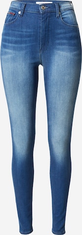 Tommy Jeans - Skinny Vaquero 'Sylvia' en azul: frente