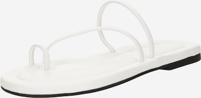 Šlepetės per pirštą 'Jasper' iš TOPSHOP, spalva – balta, Prekių apžvalga