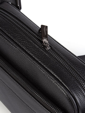 CYCAS D'OR - Bolso de hombro 'BELLARO FINGERPRINT RECOGNITION' en negro