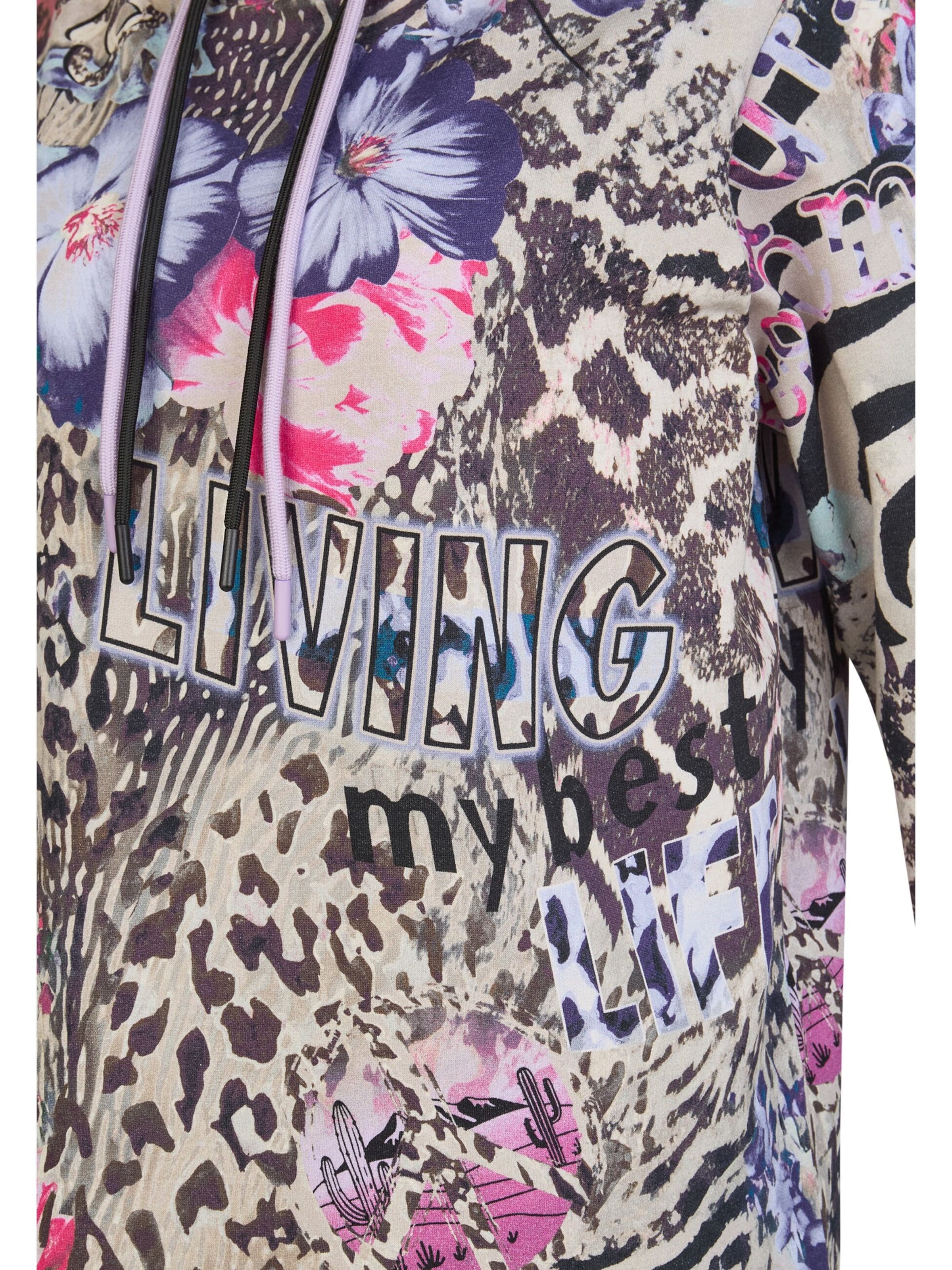 Sweat-shirt Doris Streich en mélange de couleurs