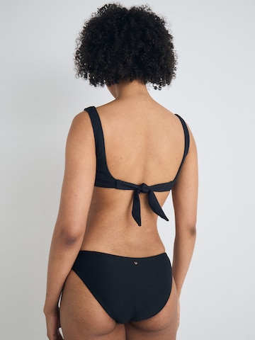 Seafolly Õlapaelteta topp Bikiinitopp, värv must