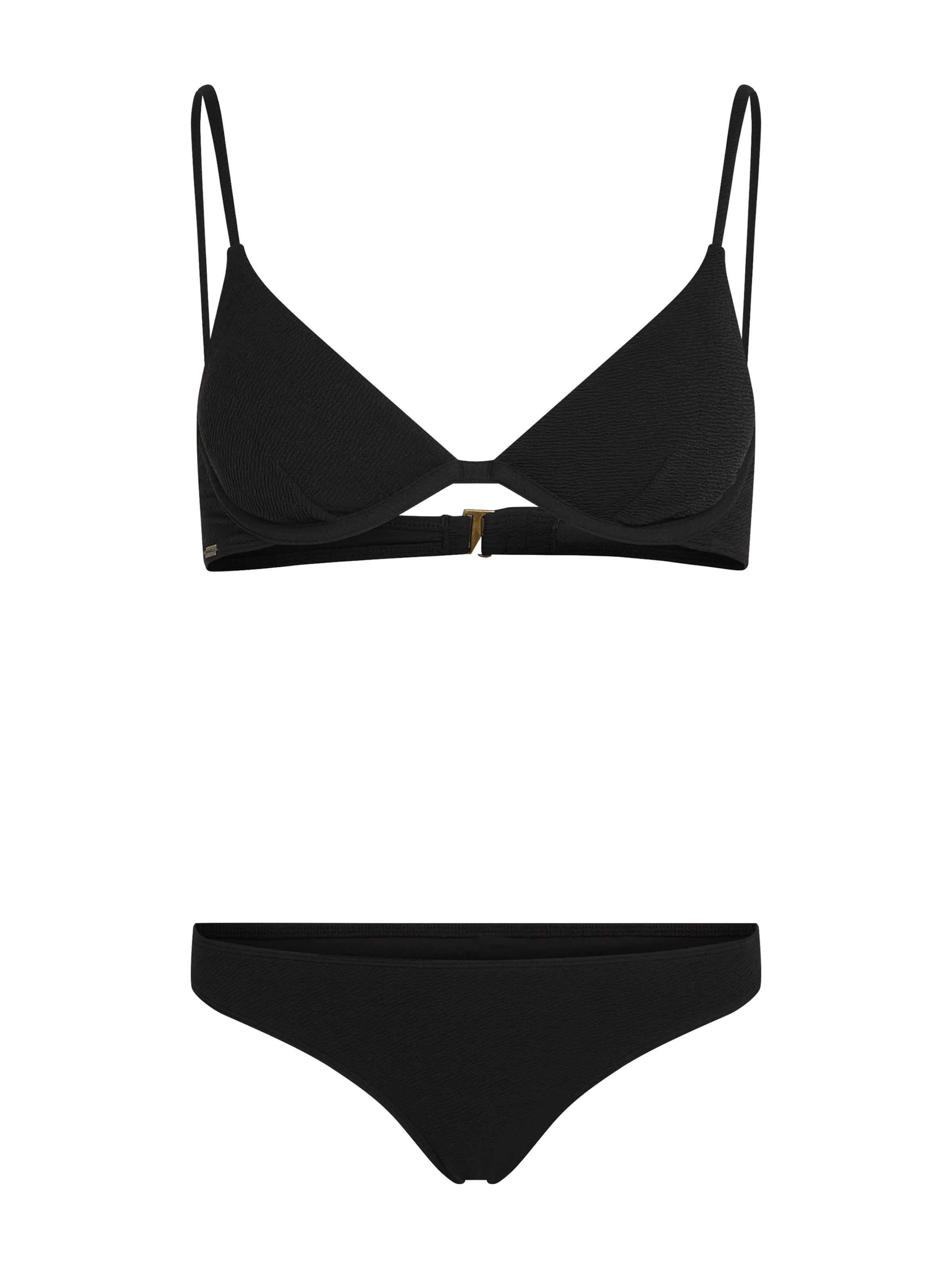 O'NEILL Triangle Bikini 'Honopu Rockley' in Black: front