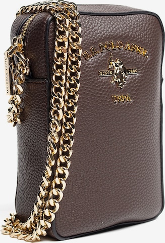 U.S. POLO ASSN. Schoudertas in Bruin: voorkant