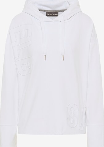 Elbsand Sweatshirt 'Elgin' in White: front