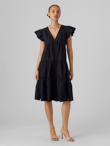 Vero Moda Petite Kleid 'JARLOTTE' in Schwarz