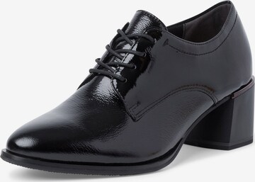 TAMARIS Обувь на шнуровке в Черный: спереди