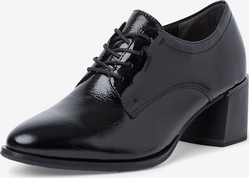 TAMARIS Lace-Up Shoes in Black: front