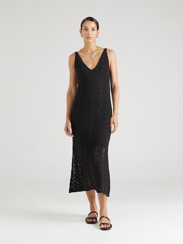 Happiness İstanbul Sukienka z dzianiny w kolorze czarny: przód