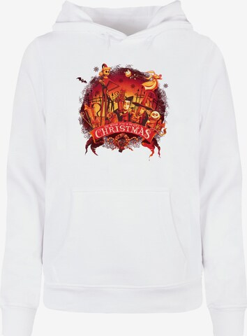 ABSOLUTE CULT Sweatshirt 'The Nightmare Before Christmas - Scary Christmas' in White: front