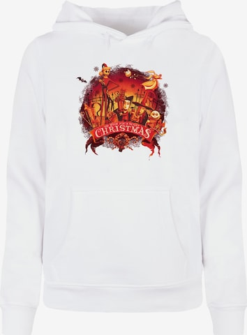 ABSOLUTE CULT Sweatshirt 'The Nightmare Before Christmas - Scary Christmas' in White: front