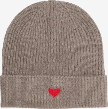 Zwillingsherz Beanie in Grey: front