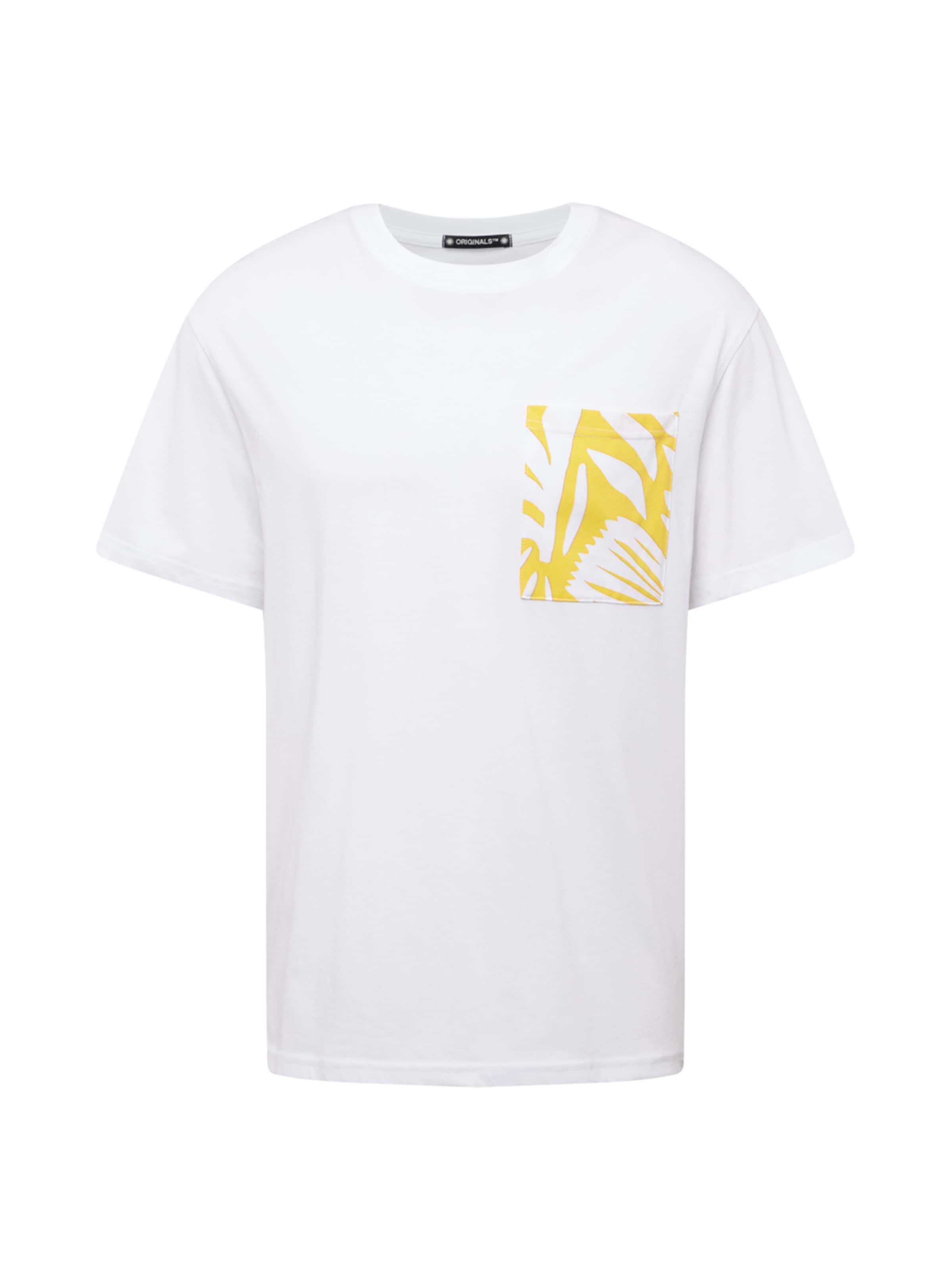 T-Shirt 'Marbella' JACK & JONES en blanc : devant