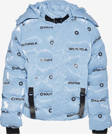 SOUTHPOLE Zimná bunda 'Storm Glacier 1.0' - Modrá: predná strana