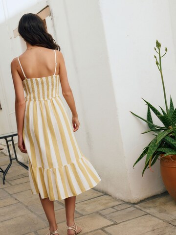 Next Shirt dress in Yellow