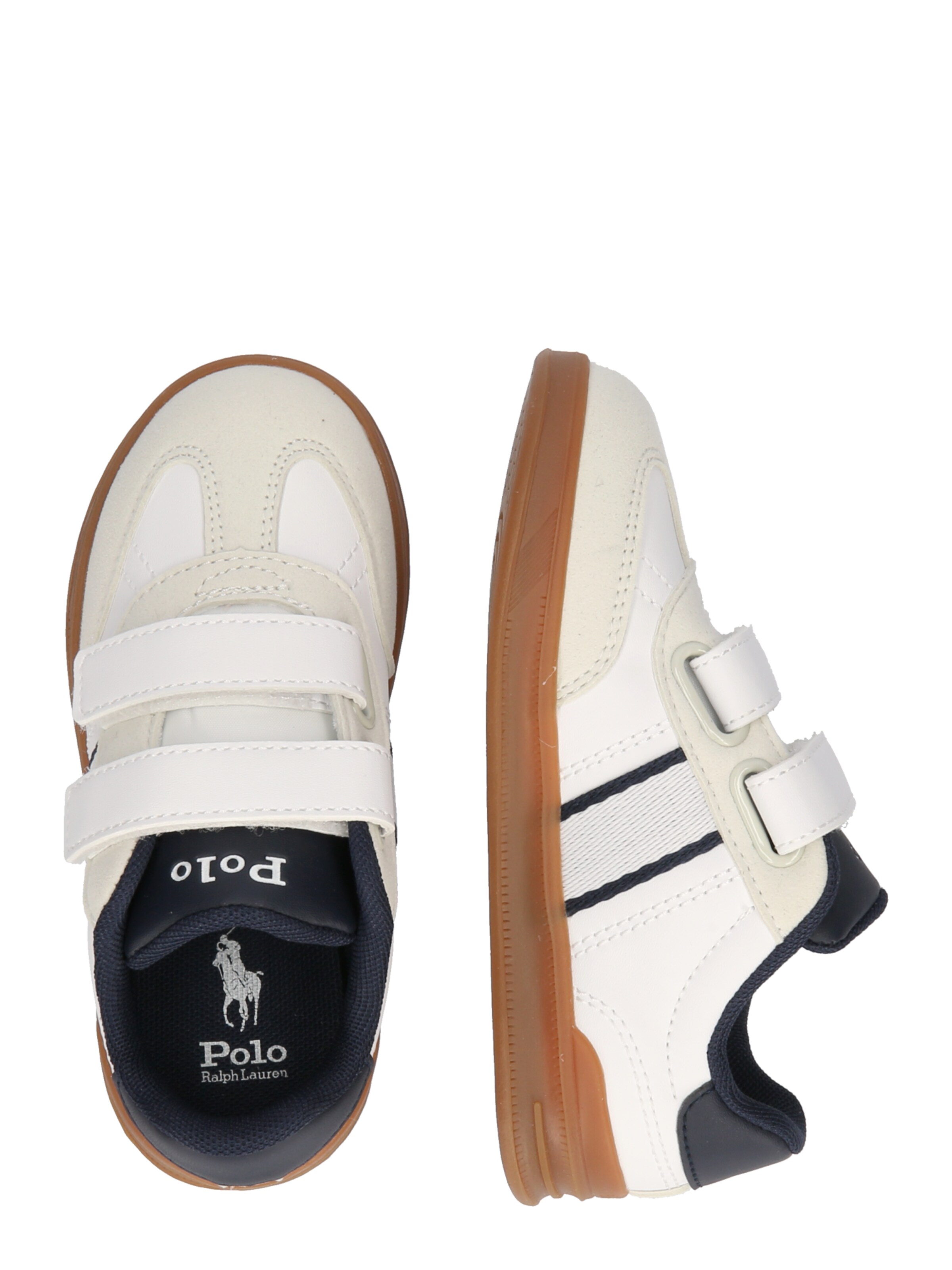Polo Ralph Lauren Sapatilhas 'HERITAGE COURT III' em Branco, Branco Lã