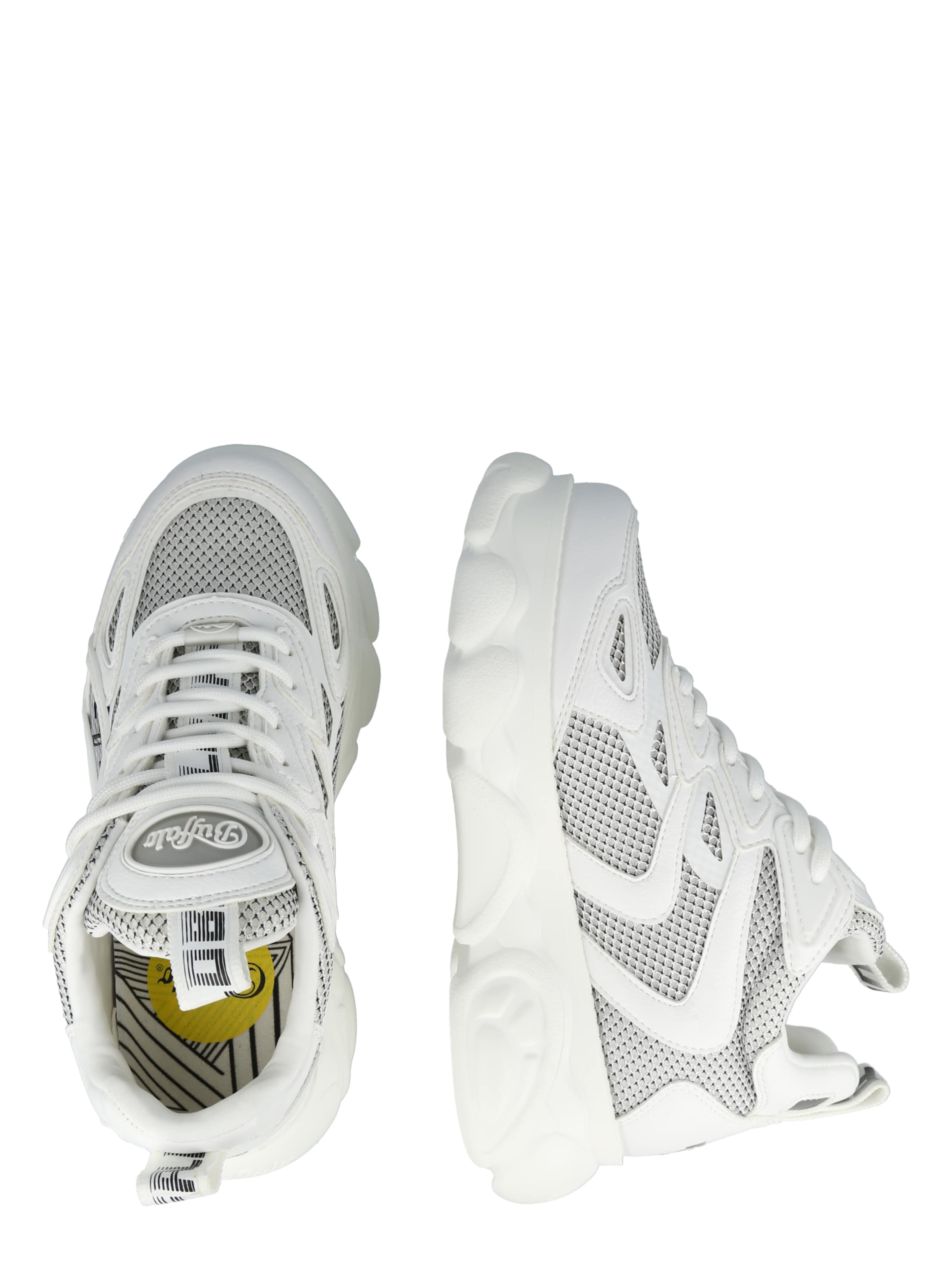 BUFFALO Madalad ketsid 'Grid', värv valge