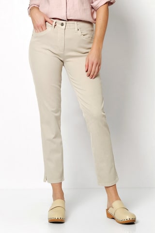 TONI Regular Jeans in Beige: front