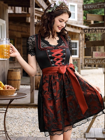 Yesfashion Dirndl‌‌‌‌‌‌ in Schwarz