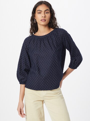 s.Oliver Blouse in Blauw: voorkant