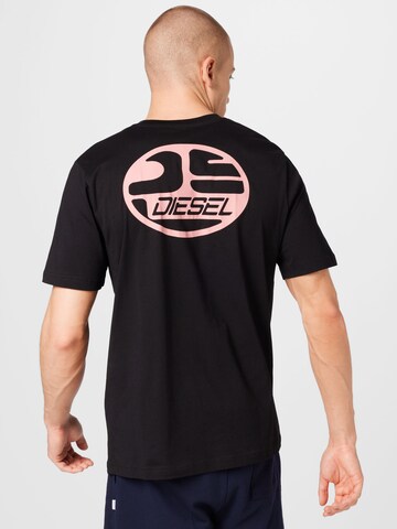 DIESEL T-Shirt 'JUST' in Schwarz