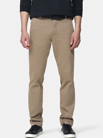 Regular Pantalon chino 'Bonn 2-3615' MEYER en gris : devant