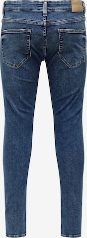 Skinny Jean 'Warp' Only & Sons en bleu