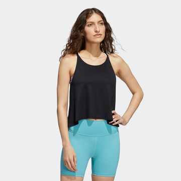 ADIDAS SPORTSWEAR Sporttop in Zwart: voorkant