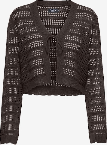 ONLY - Cárdigan 'ONLLykke' en marrón: frente