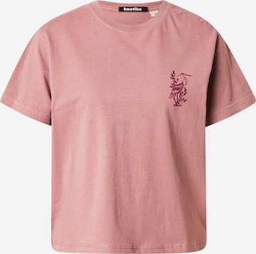 T-shirt Kaotiko en rouge : devant